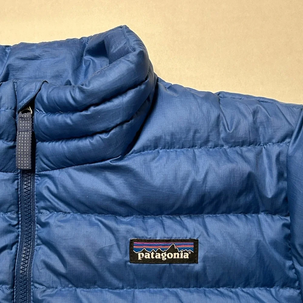 Boys Patagonia Better Sweater Down Jacket Blue Size 14 XL